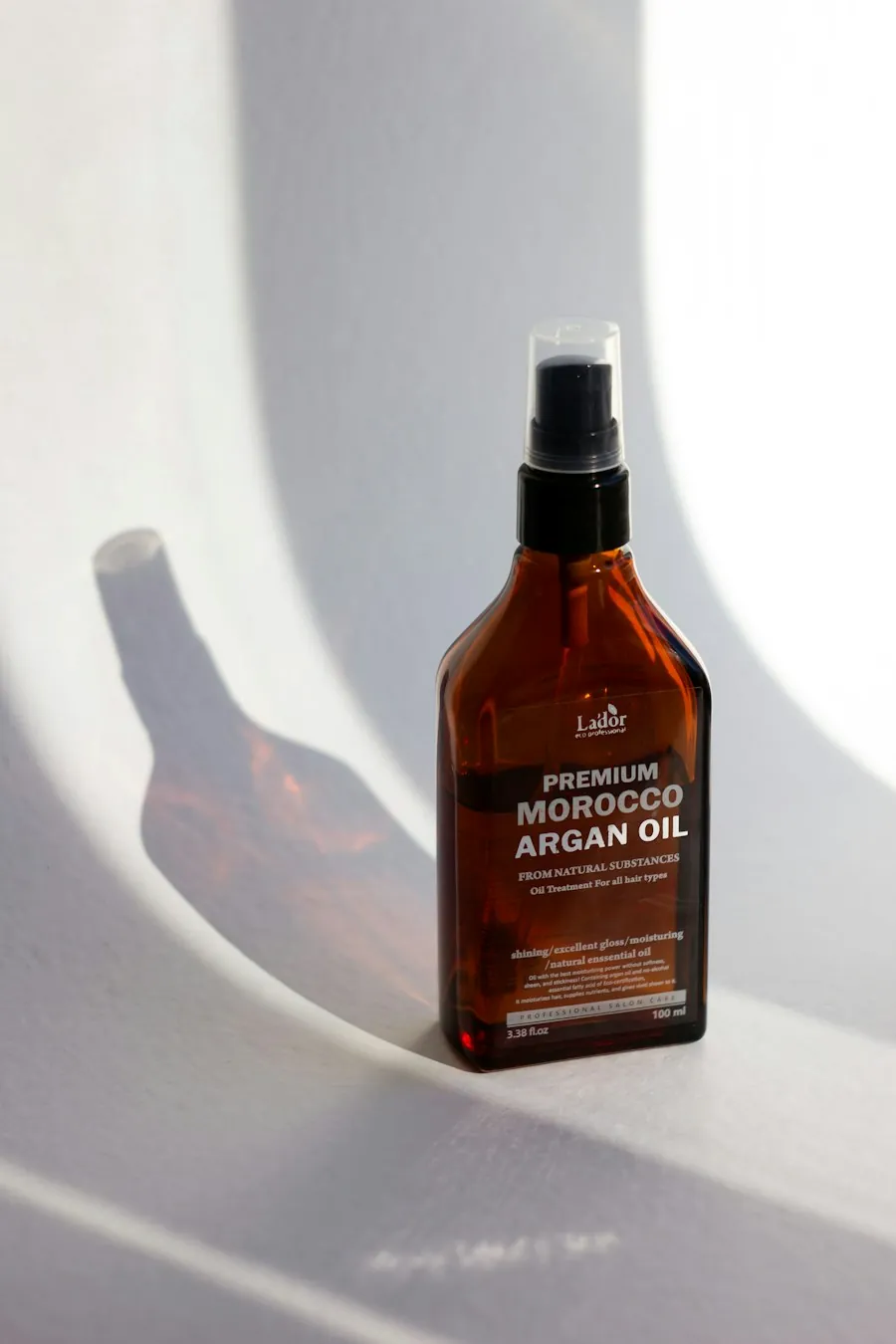 Hair oil treatment bottle